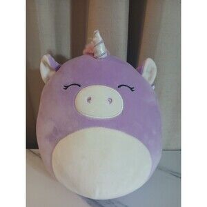 Squishmallows Astrid The Purple Unicorn Original Squad 8" Plush Soft Sleepy